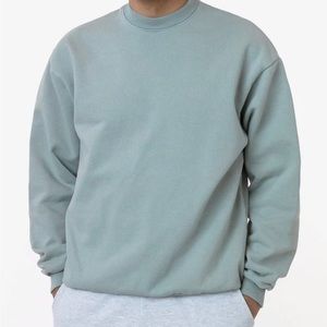 NWOT 14OZ. GARMENT DYE HEAVY FLEECE PULLOVER CREWNECK SWEATSHIRT